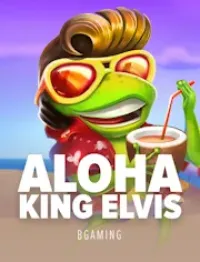 aloha king elvis slot logo